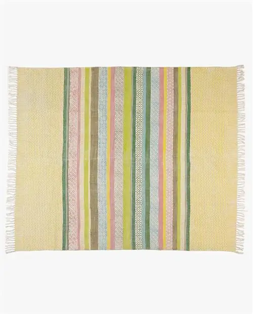 ковер ручной работы в технике блочной печати