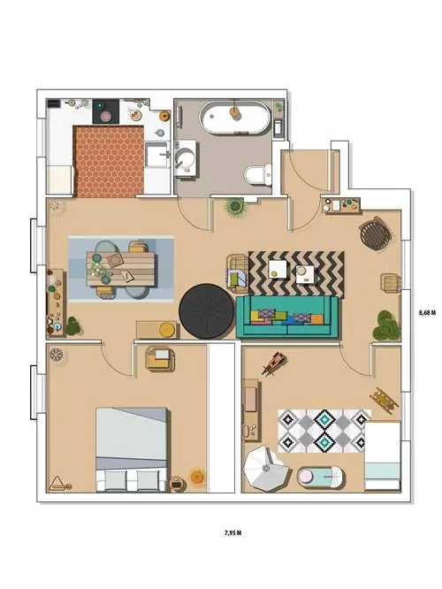 Дом @chloeandyou: План дома