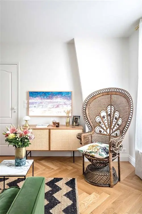 Дом @chloeandyou: Гостиная с телевизором