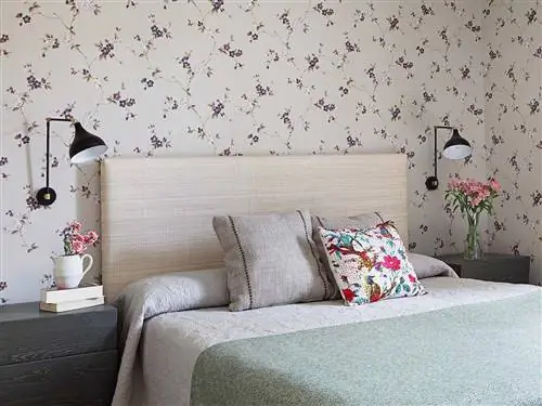 Комната, Дизайн интерьера, Стена, Текстиль, Мебель, Постельное белье, Постельные принадлежности, Розовый, Простыня, Спальня,