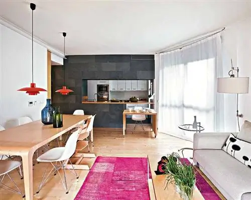 Комната, Дизайн интерьера, Этаж, Стол, Мебель, Стена, Потолок, Пол, Дом, Диван,