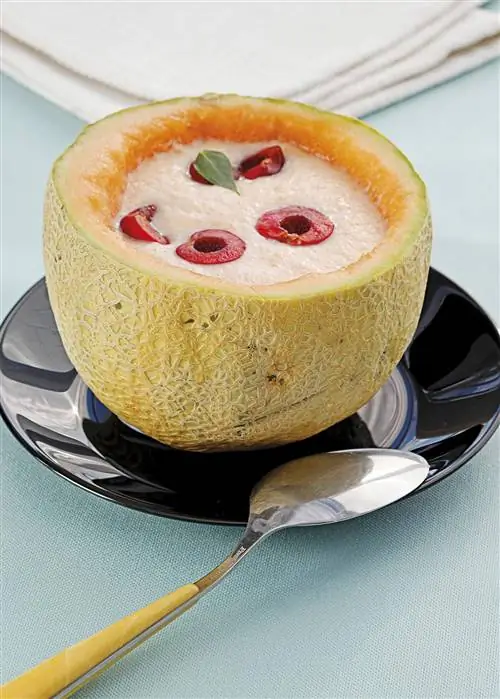 дынный суп с вишней