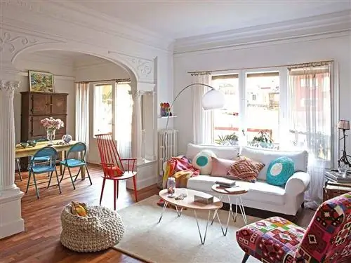 Комната, Дизайн интерьера, Гостиная, Этаж, Мебель, Главная, Пол, Диван, Стол, Потолок,