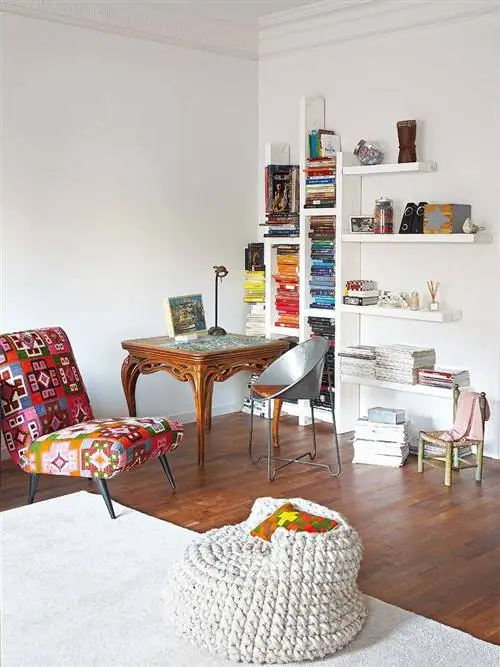 Комната, Дизайн интерьера, Мебель, Стена, Этаж, Главная, Пол, Полка, Гостиная, Стеллажи,