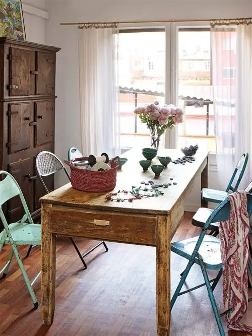 Комната, Дерево, Дизайн интерьера, Окно, Мебель, Стол, Столовая, Дизайн интерьера, Обработка окон, Главная,