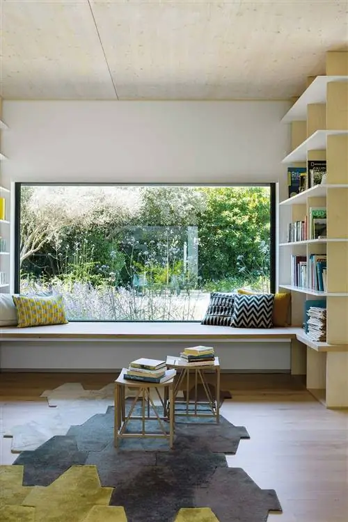 Комната, Дизайн интерьера, Мебель, Недвижимость, Дом, Здание, Гостиная, Этаж, Желтый, Стол,