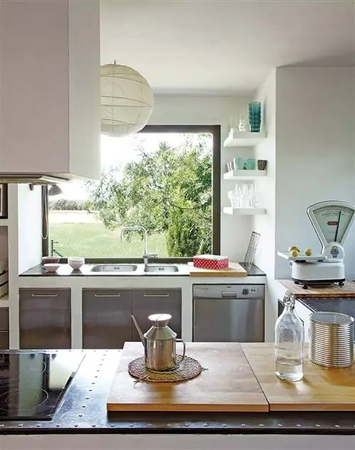 Комната, мебель, кухня, недвижимость, столешница, дизайн интерьера, дом, желтый, дом, здание,