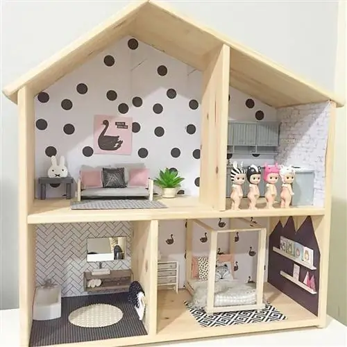 Кукольный домик, Игрушка, Полка, Мебель, Комната, Дом, Дизайн интерьера, Дизайн, Стеллажи, Здание,