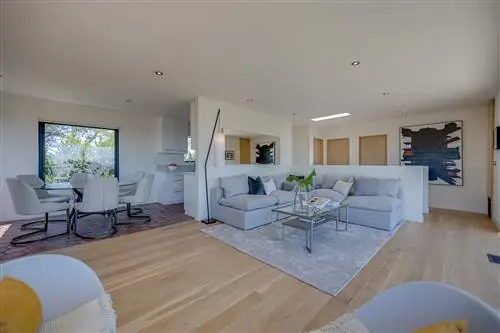 современный дизайн гостиной в нейтральных тонах