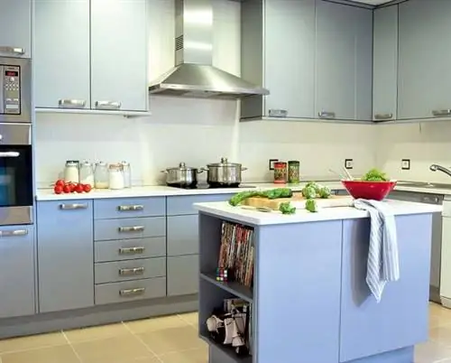 Комната, Белый, Кухня, Пол, Крупный прибор, Дизайн интерьера, Кухонный прибор, Бытовая техника, Краснодеревщик, Ящик,