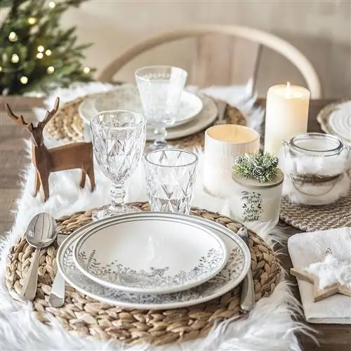 Рождественский стол Maisons du Monde