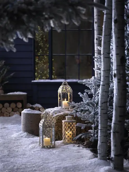 как украсить улицу к рождеству