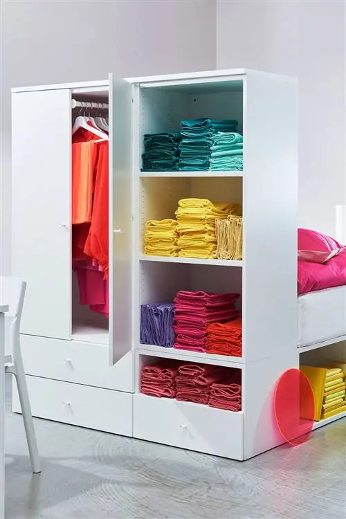 Каркас кровати со шкафом