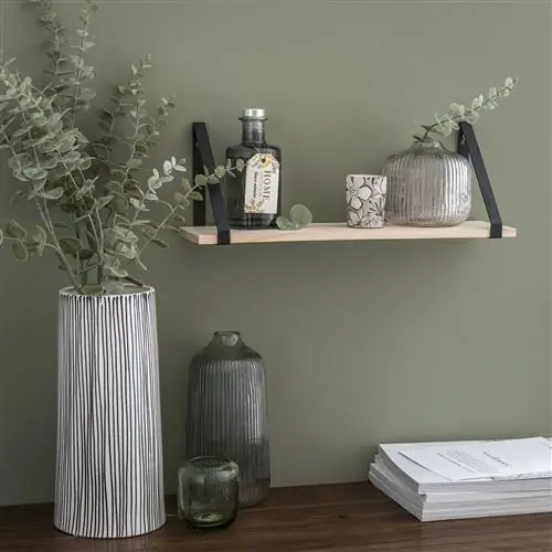 Двухцветная настенная полка