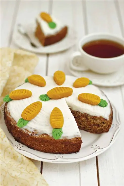 Морковный пирог