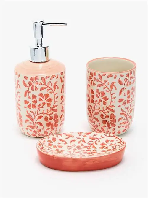 Дозатор мыла, Розовый, Аксессуар для ванной, Товар, Оранжевый, Персиковый, Обувь, Бежевый, Керамика, Дизайн интерьера,
