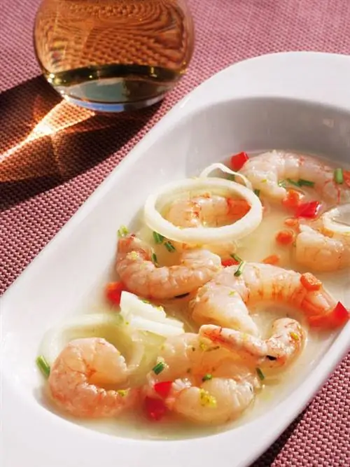 севиче из креветок и креветок