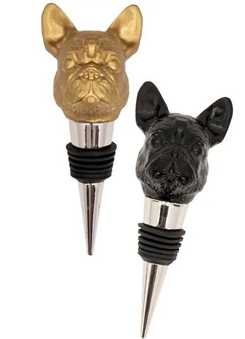 Пробки для винных бутылок с собачьей головой