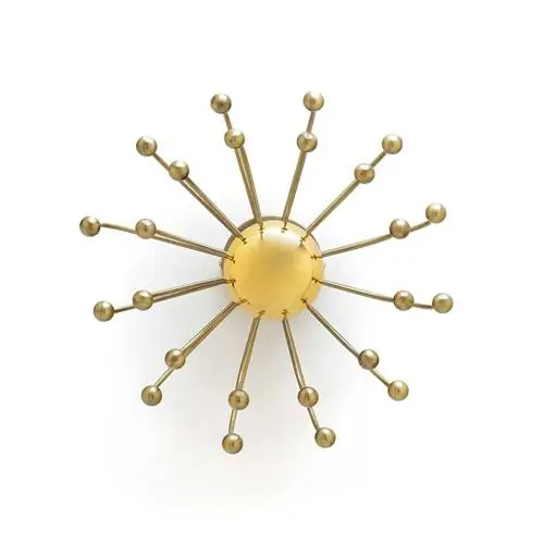 латунь настенный светильник