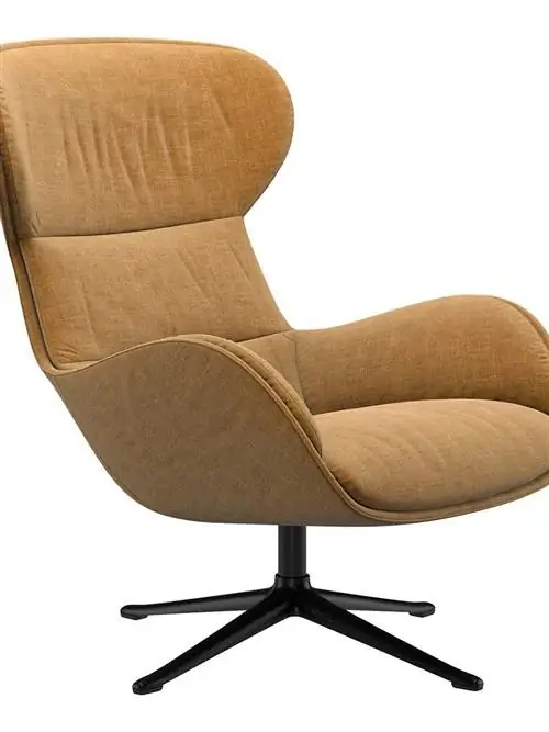 Коричневое вращающееся кресло от BoConcept
