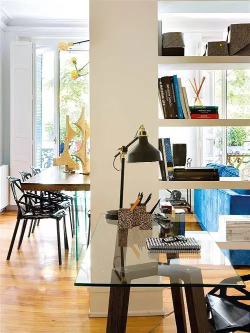 Мебель, Комната, Стол, Дизайн интерьера, Стол, Полка, Жёлтый, Главная, Гостиная, Стул,