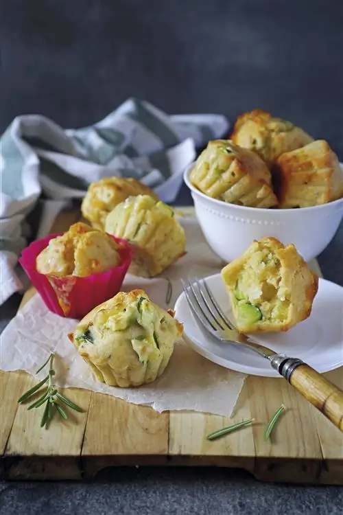 мини маффины из кабачков