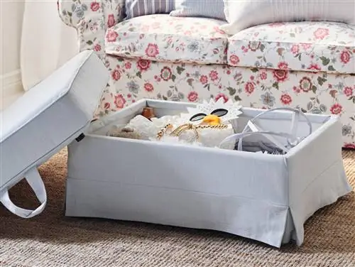 Подставка для ног с внутренним местом для хранения