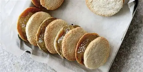 Печенье с начинкой «Золотой киви»