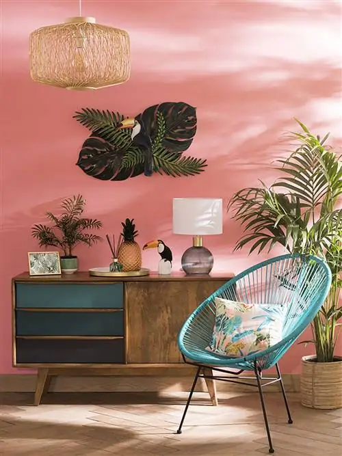 Зеленый, Стена, Бирюза, Комната, Дизайн интерьера, Ботаника, Лист, Дерево, Мебель, Гостиная,