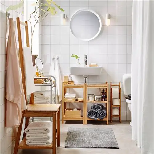бамбуковая полка ikea rÅgrund