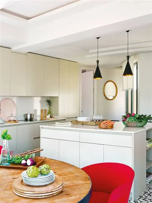 Белый, Комната, Мебель, Дизайн интерьера, Кухня, Зеленый, Столешница, Недвижимость, Потолок, Главная,