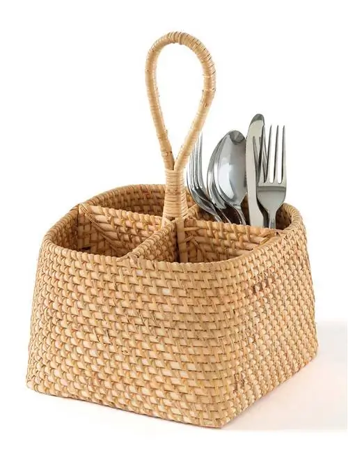 корзина для столовых приборов terka и столовые приборы andrine