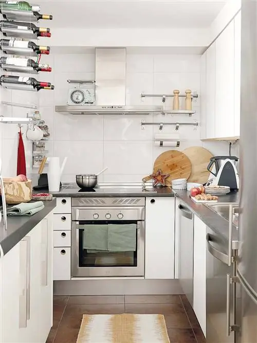 Комната, Этаж, Белый, Кухня, Крупный прибор, Кухонный прибор, Дом, Пол, Кухонная плита, Дизайн интерьера,