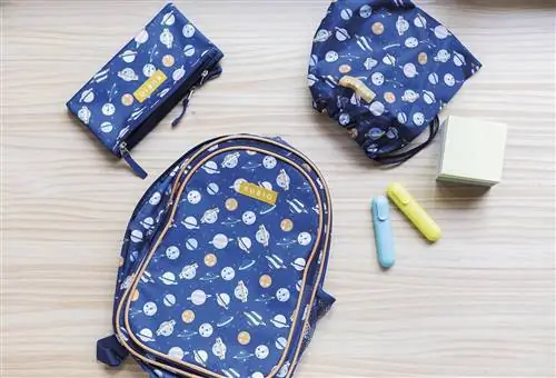 Школьный рюкзак с планетами