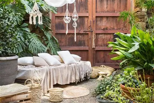 лампы макраме и подушки в стиле бохо