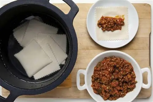 Мясные каннеллони: Шаг 2