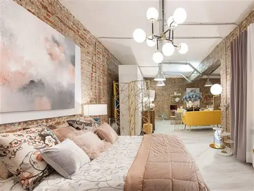 Комната, Мебель, Дизайн интерьера, Спальня, Недвижимость, Стена, Потолок, Простыня, Желтая, Кровать,