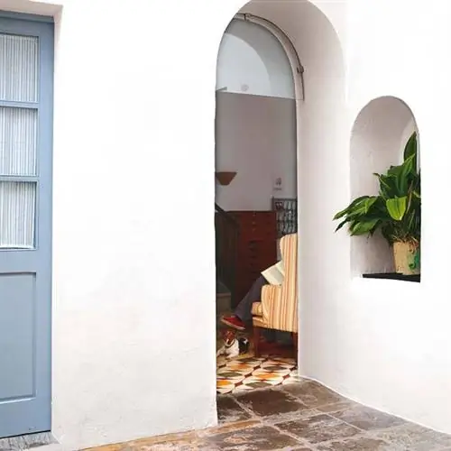 Стена, пол, дом, пол, светильник, арка, домашняя дверь, дверь, комнатное растение, вазон,