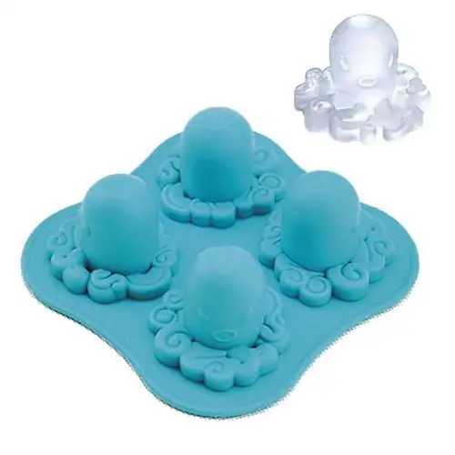 Форма для льда в форме осьминога