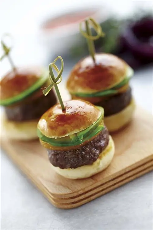 мини гамбургеры