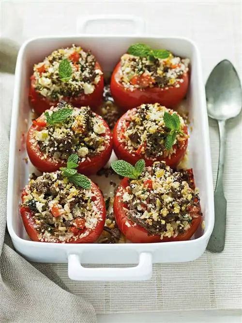помидоры фаршированные мясом