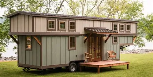 Этот мини-переносной дом выглядит как что-то из сказки (деревенский)