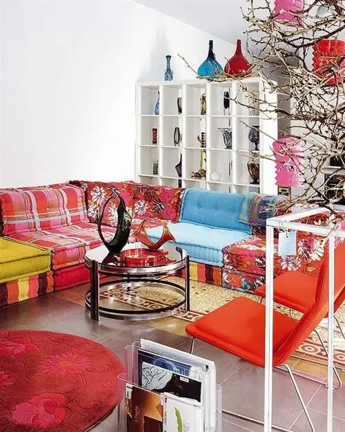 Комната, Дизайн интерьера, Красный, Розовый, Стена, Дом, Пурпурный, Гостиная, Дизайн интерьера, Дом,