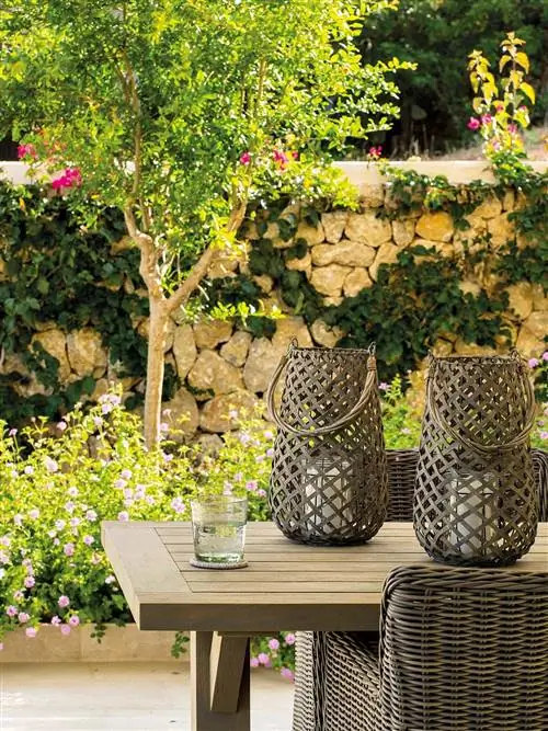 Стол, Желтый, Цветочный горшок, Растение, Сад, Цветок, Мебель, Дерево, Ваза, Патио,