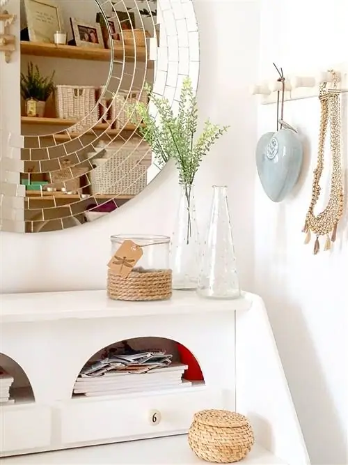 Дизайн интерьера, Комната, Стена, Дизайн интерьера, Аксессуары для дома, Еда, которую едят руками, Бирюзовый, Натуральный материал, Дом, Выпечка,