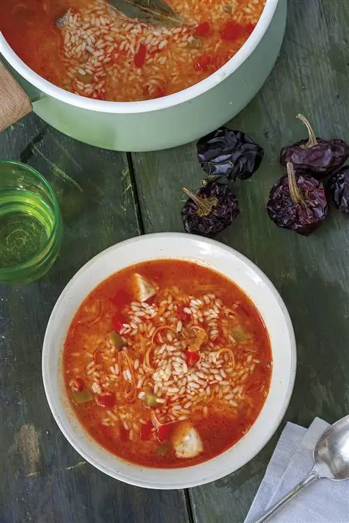 Липкий рыбный рис Липкий рыбный рис