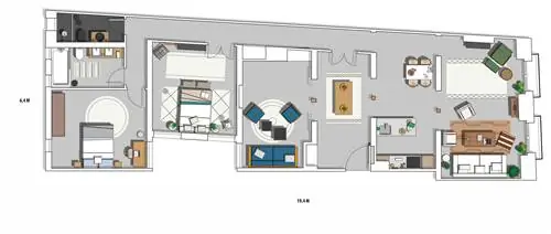 Дом братьев Мансано: План дома