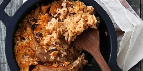 Блюдо дня: Рис с ребрышками и каштанами. Рецепт с большим вкусом