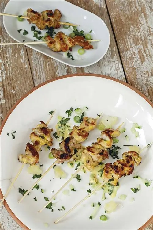 курица-гриль, маринованная в йогурте