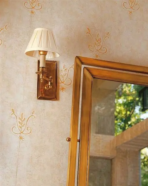 Дерево, Стена, Абажур, Лампа, Светильник, Оттенки и оттенки, Морилка, Аксессуары для освещения, Лепнина, Аксессуары для дома,